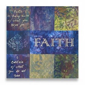 Inspirational‎ Faith Wall Art NWOT